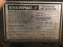 Load image into Gallery viewer, Enerpac Electric Hydraulic pump, 110 volt