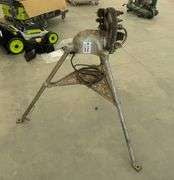 Load image into Gallery viewer, Rigid model 124A copper pipe cleaner, on 3 point stand, 110 volt, operated as it should