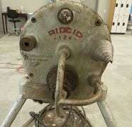 Load image into Gallery viewer, Rigid model 124A copper pipe cleaner, on 3 point stand, 110 volt, operated as it should