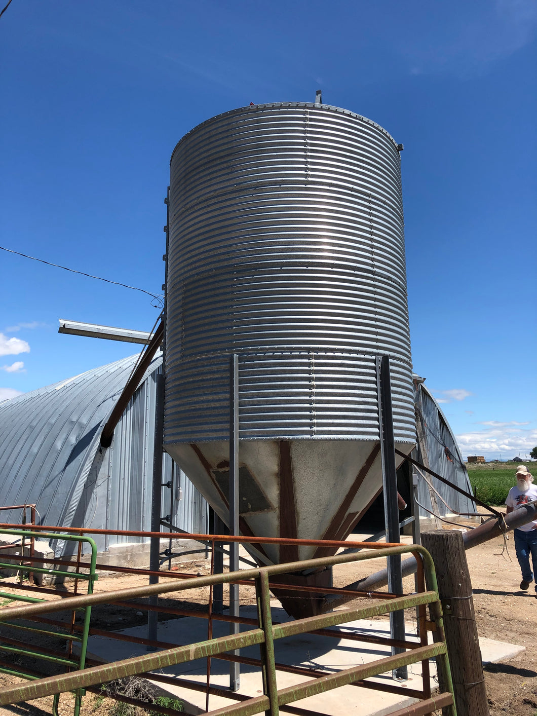Grain Silo diminsions 9 foot wide by 20 foot high