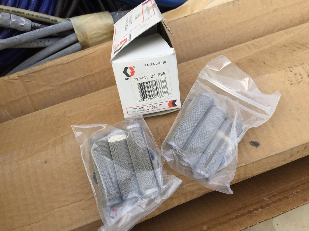 238431 GRACO METEL 60 MESH STRAINER FILTER 3EA PER PACKGE